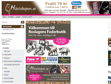 Tablet Screenshot of hastshopen.se
